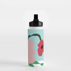 Bold clay florals Water Bottle Gallery Image 2
