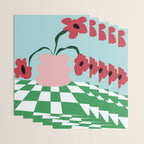 Bold clay florals Wrapping Paper Gallery Image 3