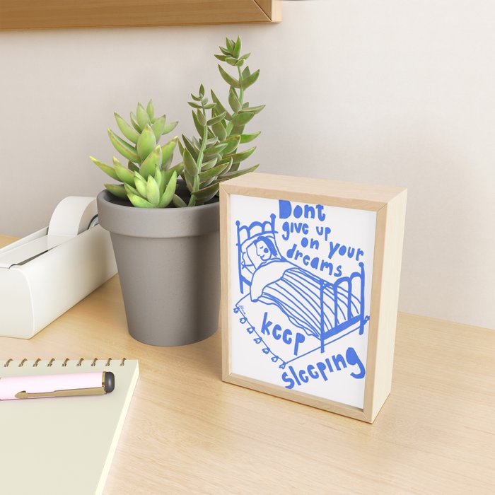 Keep Sleeping Mini Art Print Gallery Image 2