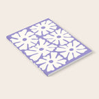 Mid-Century Flowers in Blue & White Notebook Gallery Image 2