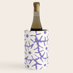 Mid-Century Flowers in Blue & White Wine Chiller Gallery Image 3
