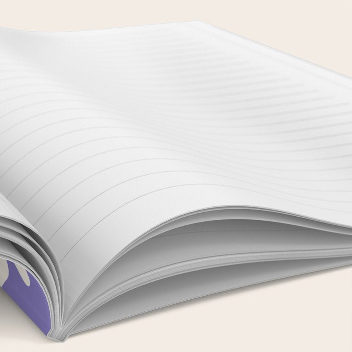 Mid-Century Flowers in Blue & White Notebook Gallery Image 2