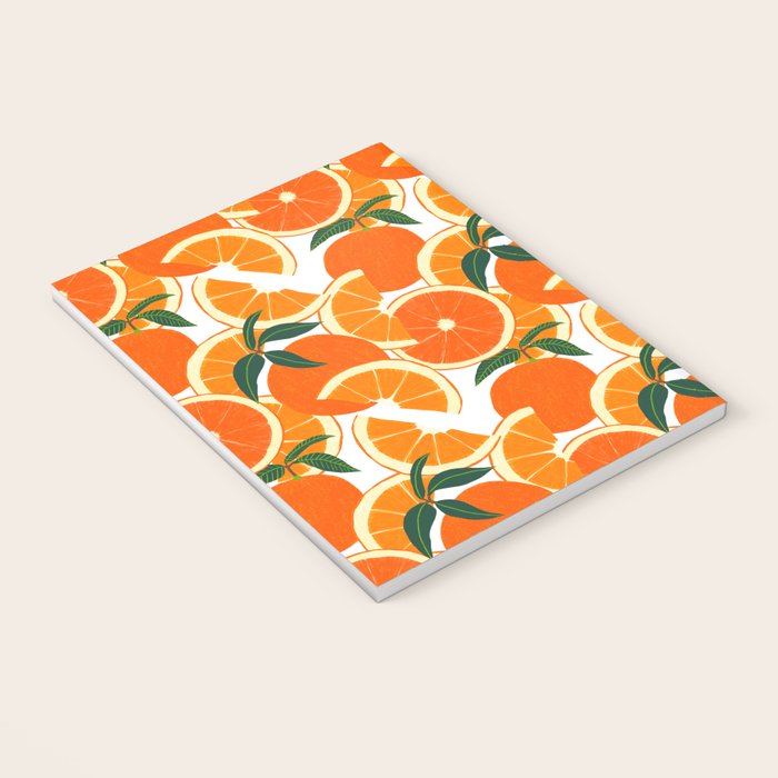 Orange Harvest - White Notebook Gallery Image 3