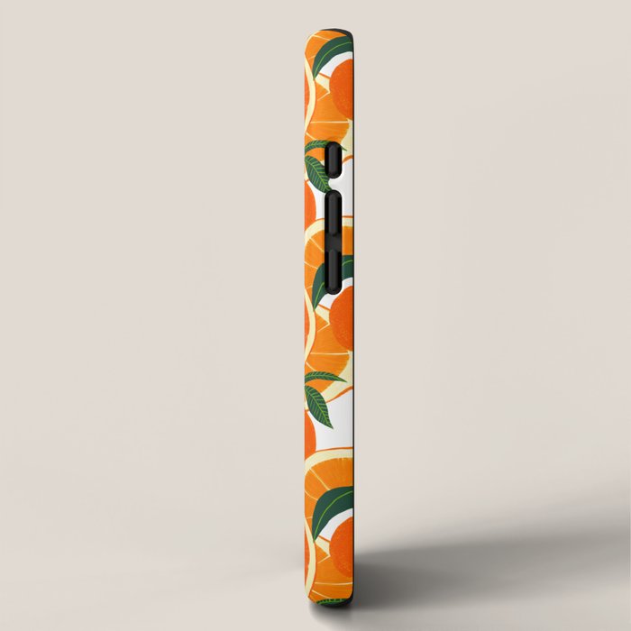 Orange Harvest - White iPhone Case Gallery Image 2