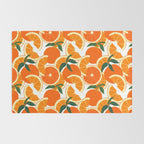 Orange Harvest - White Rug Gallery Image 2