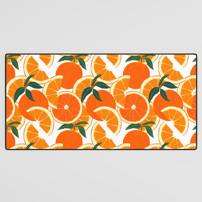 Orange Harvest - White Desk Mat Gallery Image 3