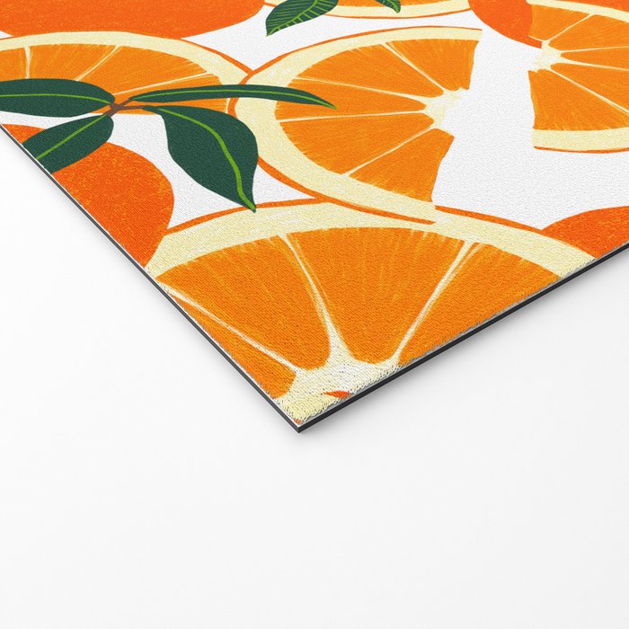 Orange Harvest - White Welcome Mat Gallery Image 2