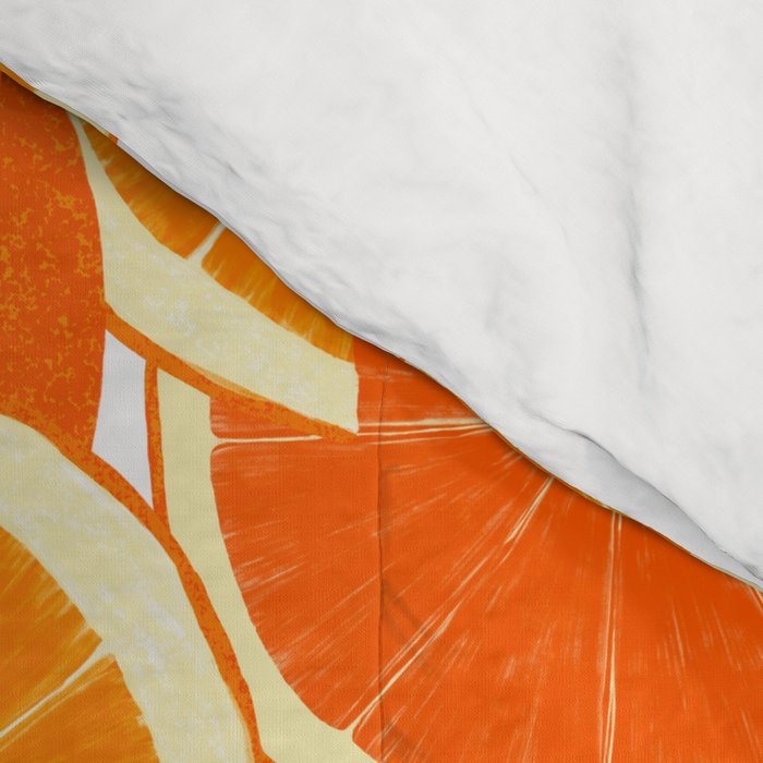 Orange Harvest - White Comforter Gallery Image 4