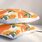Orange Harvest - White Pillow Sham Gallery Image 3