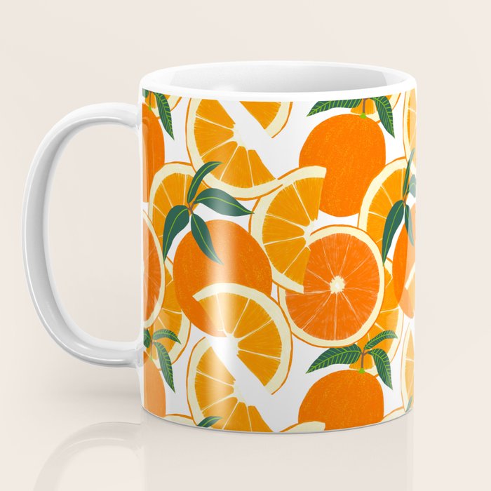 Orange Harvest - White Coffee Mug Gallery Image 3