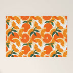 Orange Harvest - White Welcome Mat Gallery Image 1