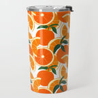 Orange Harvest - White Travel Mug Gallery Image 2