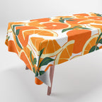 Orange Harvest - White Tablecloth Gallery Image 1