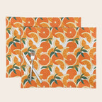 Orange Harvest - White Placemat Gallery Image 1