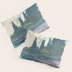 Hiroshi Yoshida, El Capitan Yosemite California United States Of America - Vintage Japanese Woodblock Print Art Pillow Sham Gallery Image 3