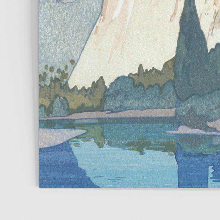 Hiroshi Yoshida, El Capitan Yosemite California United States Of America - Vintage Japanese Woodblock Print Art Poster Gallery Image 3