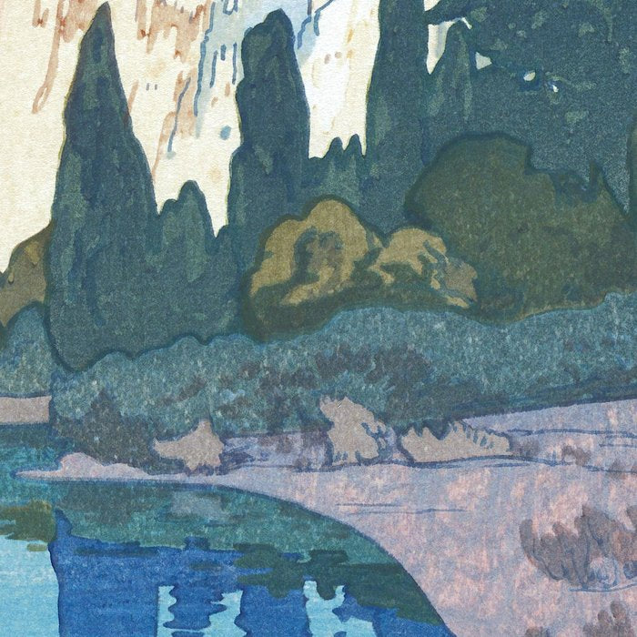 Hiroshi Yoshida, El Capitan Yosemite California United States Of America - Vintage Japanese Woodblock Print Art Coffee Mug Gallery Image 2