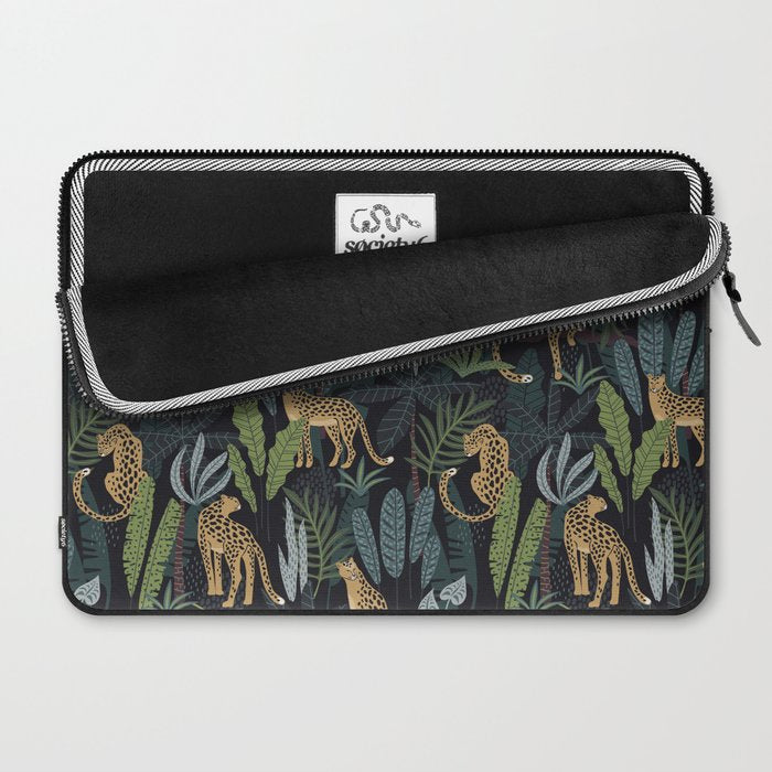 Wild Cheetah Prints Laptop Sleeve Gallery Image 2