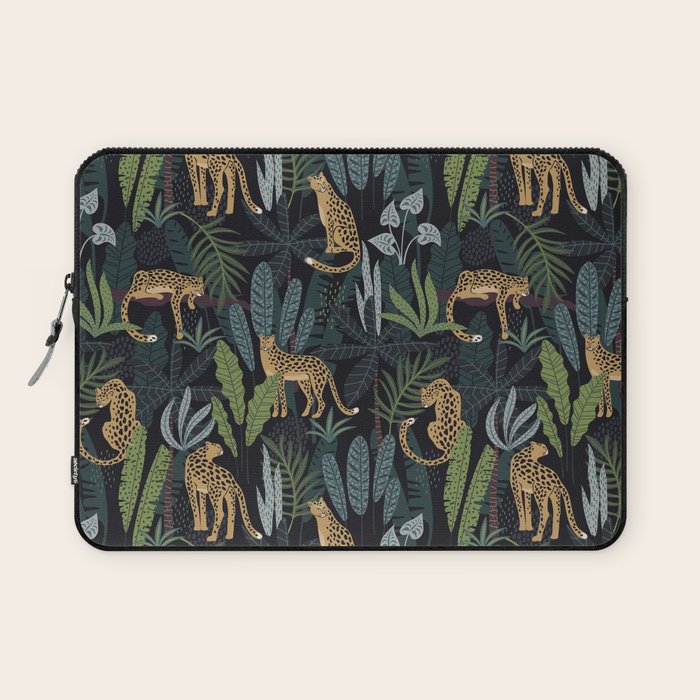 Wild Cheetah Prints Laptop Sleeve Gallery Image 1