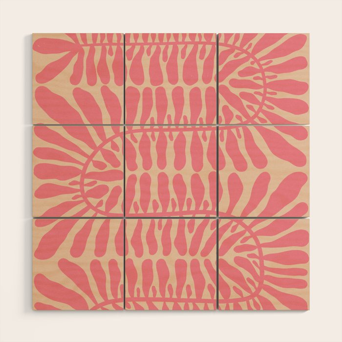 One Hundred-Leaved Plant #9 Wood Wall Art Gallery Image 1