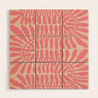 One Hundred-Leaved Plant #9 Wood Wall Art Gallery Image 1