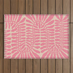 One Hundred-Leaved Plant #9 Outdoor Rug Gallery Image 1