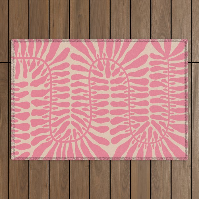 One Hundred-Leaved Plant #9 Outdoor Rug Gallery Image 1