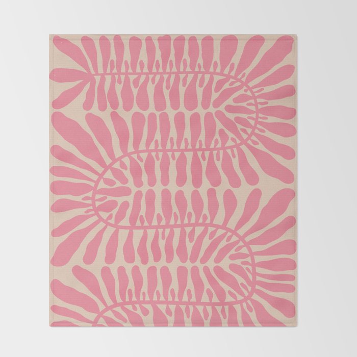 One Hundred-Leaved Plant #9 Throw Blanket Gallery Image 2