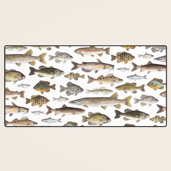 Midwest Freshwater Fish Desk Mat Gallery Image 3