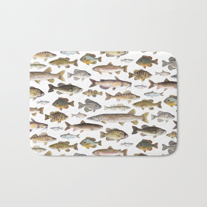 Midwest Freshwater Fish Bath Mat Gallery Image 1