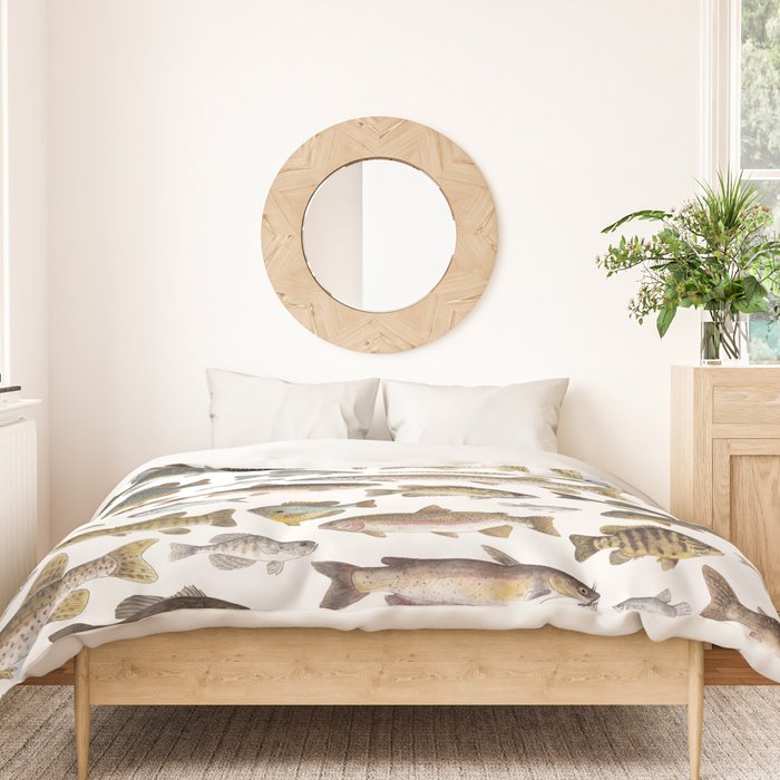 Midwest Freshwater Fish Duvet Cover Gallery Image 3