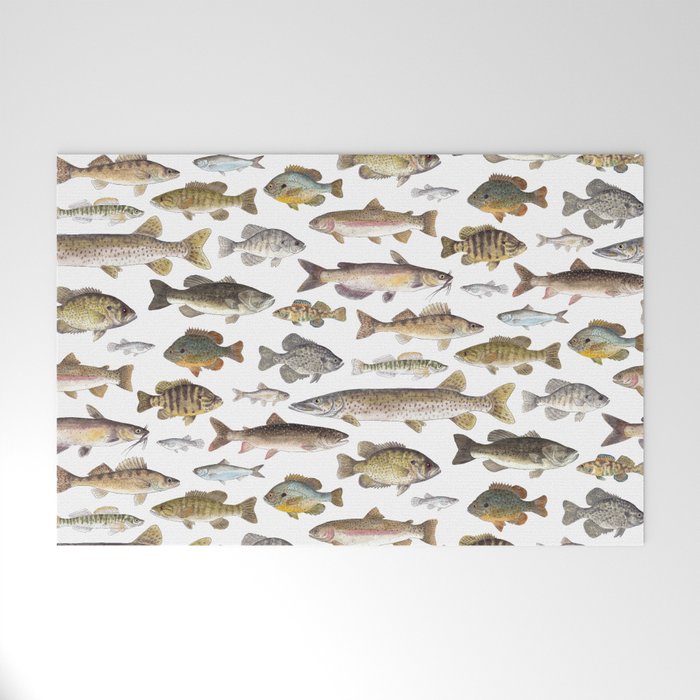 Midwest Freshwater Fish Welcome Mat Gallery Image 1