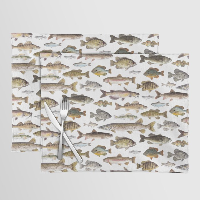 Midwest Freshwater Fish Placemat Gallery Image 1