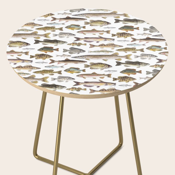 Midwest Freshwater Fish Side Table Gallery Image 2