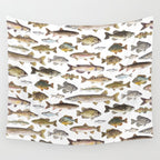 Midwest Freshwater Fish Wall Tapestry Gallery Image 4