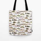 Midwest Freshwater Fish Tote Bag Gallery Image 1