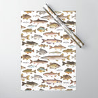 Midwest Freshwater Fish Wrapping Paper Gallery Image 1
