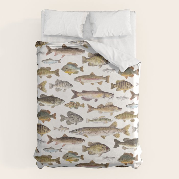 Midwest Freshwater Fish Duvet Cover Gallery Image 6