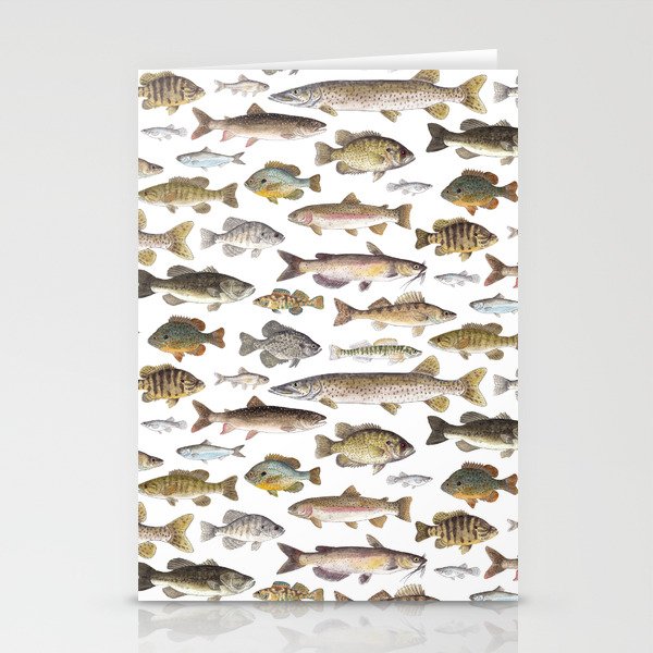 Midwest Freshwater Fish Stationery Card Gallery Image 1