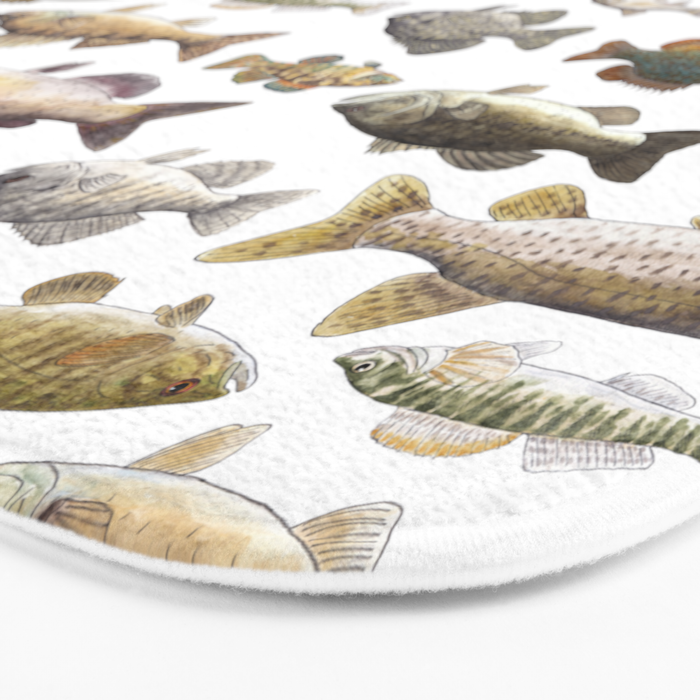 Midwest Freshwater Fish Bath Mat Gallery Image 3