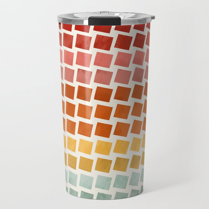Squares rotation Travel Mug Gallery Image 1