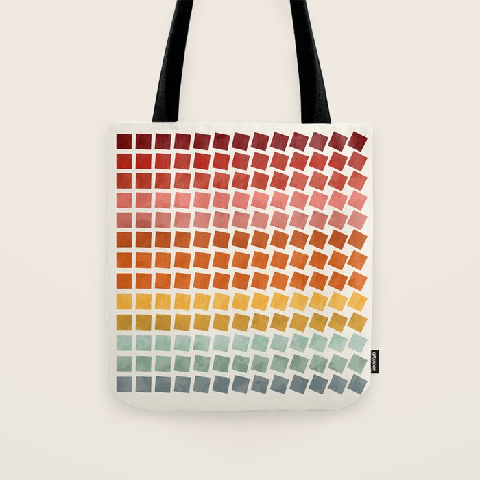 Squares rotation Tote Bag Gallery Image 1