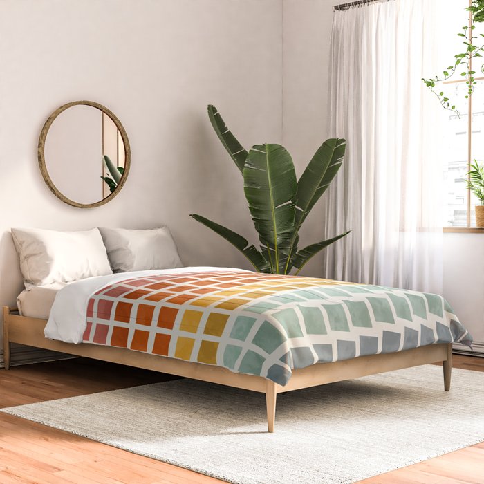 Squares rotation Comforter Gallery Image 2