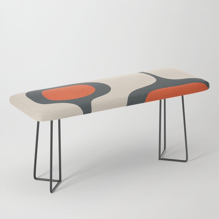 Mid-Century Modern Abstract Art 28 Bench Gallery Image 1