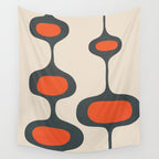 Mid-Century Modern Abstract Art 28 Wall Tapestry Gallery Image 4