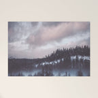 Purple Winter Welcome Mat Gallery Image 1