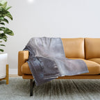 Purple Winter Throw Blanket Gallery Image 1