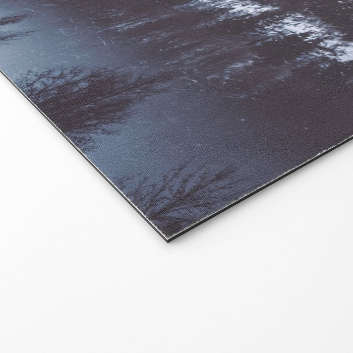 Purple Winter Welcome Mat Gallery Image 2
