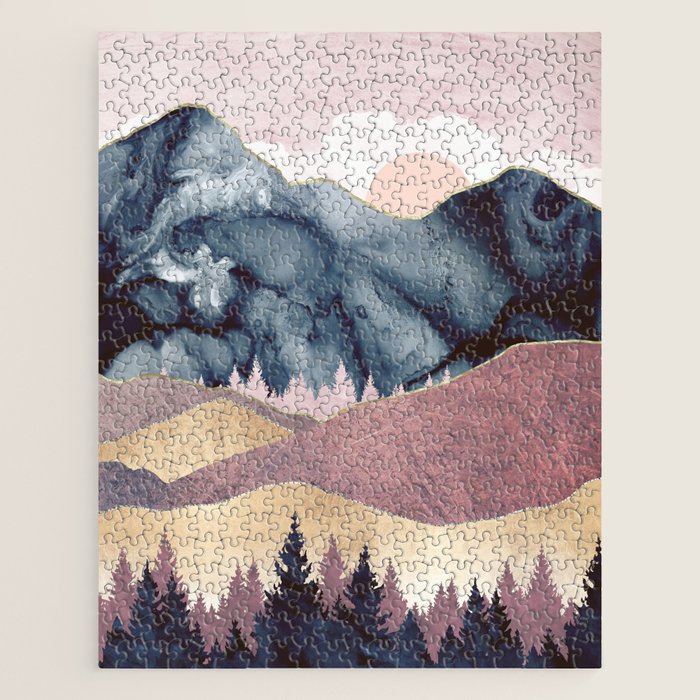 Mauve Vista Jigsaw Puzzle Gallery Image 1