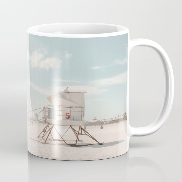 Lifeguard Tower California Beach Coffee Mug Gallery Image 1
